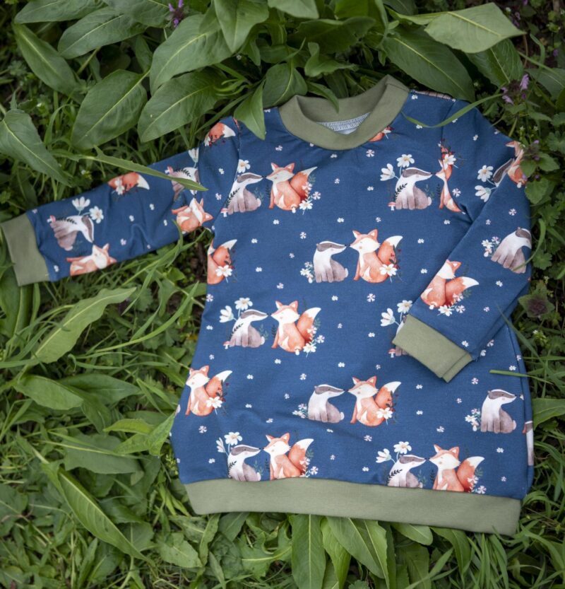 Sweater Fuchs und Dachs Gr. 74/80