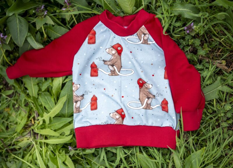 Sweater Feuerwehrbär Gr. 62/68