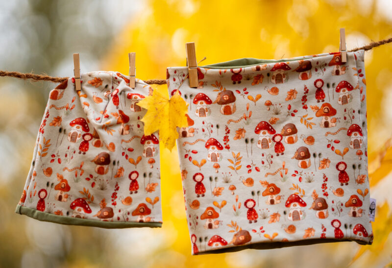 Mütze und Loop Pilzmännchen