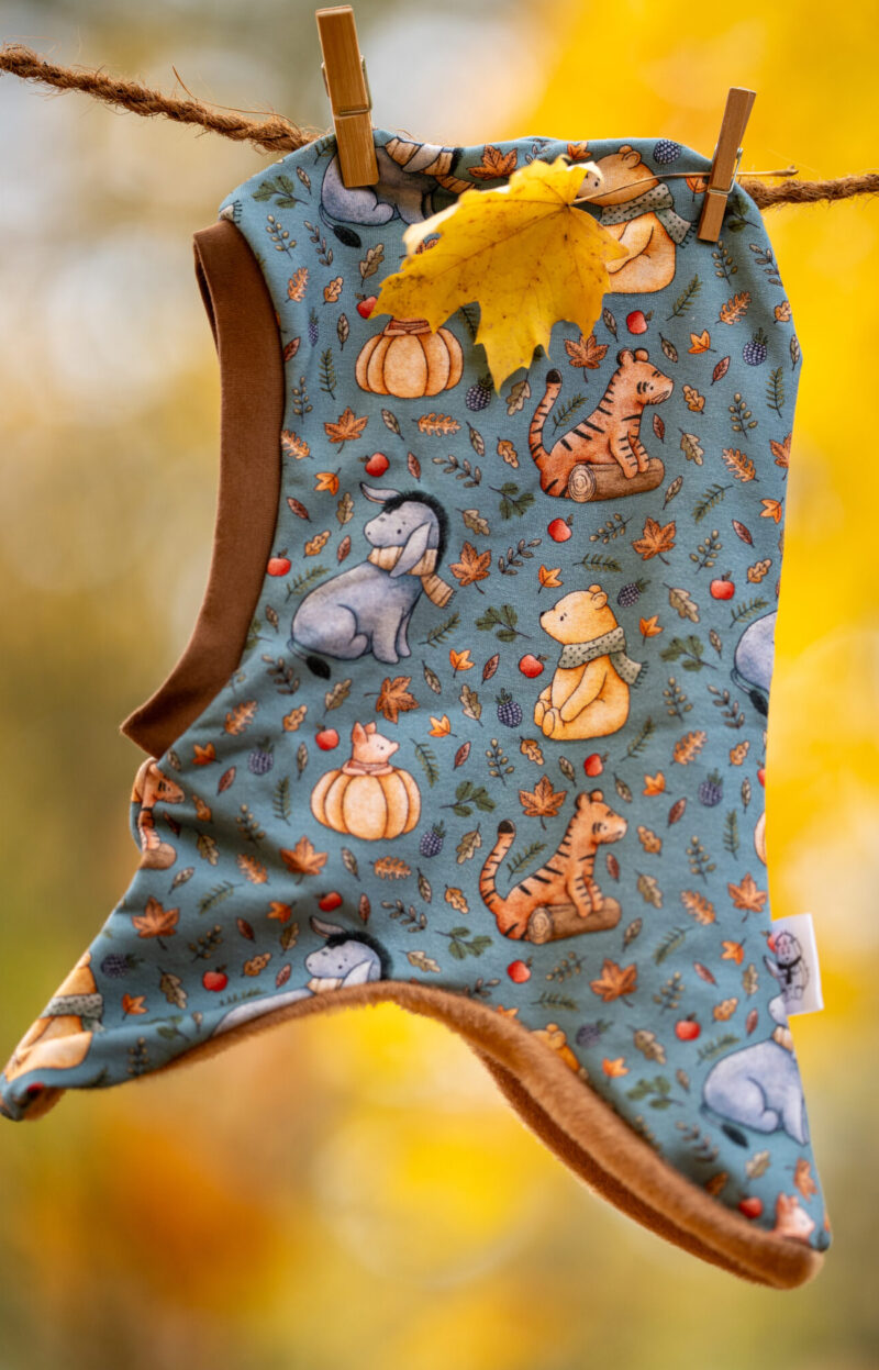 Schalmütze Eselchen im Herbst