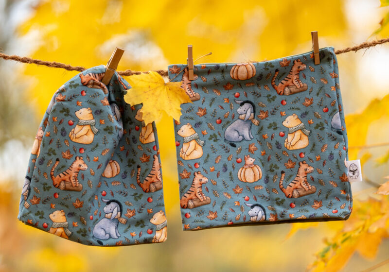 Mütze und Loop Eselchen im Herbst