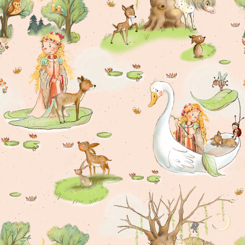 Kinderstoff Elbenprinzessin